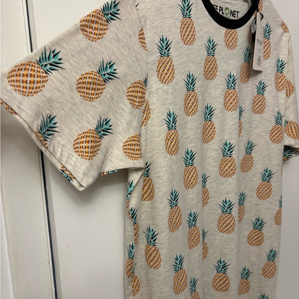 Free Planet Eco-Friendly Beige T-Shirt